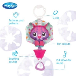 Playgro Musical Polar Pals Cat Muziekdoosje P0188321 -Baby Verkoop 0188321 polar pals musical pullstring arctic cat feature image