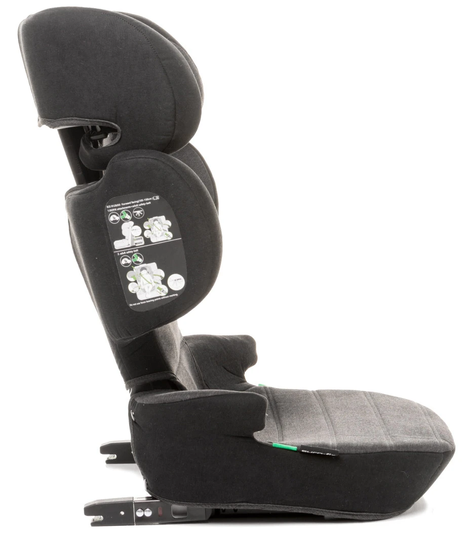 4Baby Euro-Fix Dark Grey 15-36kg I-Size Autostoel - Image 3