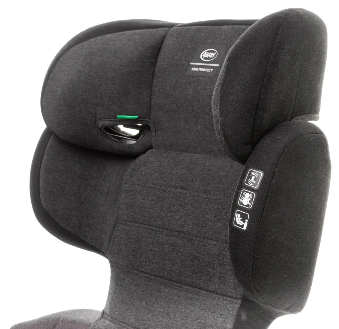 4Baby Euro-Fix Dark Grey 15-36kg I-Size Autostoel - Image 5