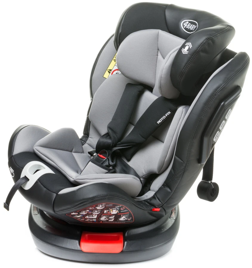 4Baby Roto-Fix Grey 360º 0-36 Kg Isofix Autostoel 11 4Baby Roto-Fix Grey 360º 0-36 Kg Isofix Autostoel - Image 9