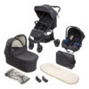 Babygo Style Black 3-in-1 Kinderwagen Incl. Autostoel 6323 -Baby Verkoop 6323 style3in1 black 4 babygo 1