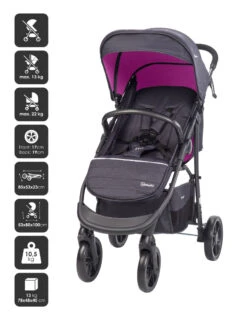 Babygo Style Rosa 3-in-1 Kinderwagen Incl. Autostoel 6324 -Baby Verkoop 6324 style3in1 rosa 4 babygo