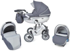 Baby Merc Faster 3 Exclusive Grey Kinderwagen Incl. Autostoel F8