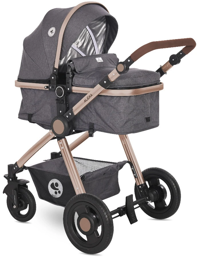 Lorelli Alexa Luxe Black 3-in-1 Combi Kinderwagen Incl. Autostoel 1002129-2186 6 Lorelli Alexa Luxe Black 3-in-1 Combi Kinderwagen Incl. Autostoel 1002129-2186 - Image 4