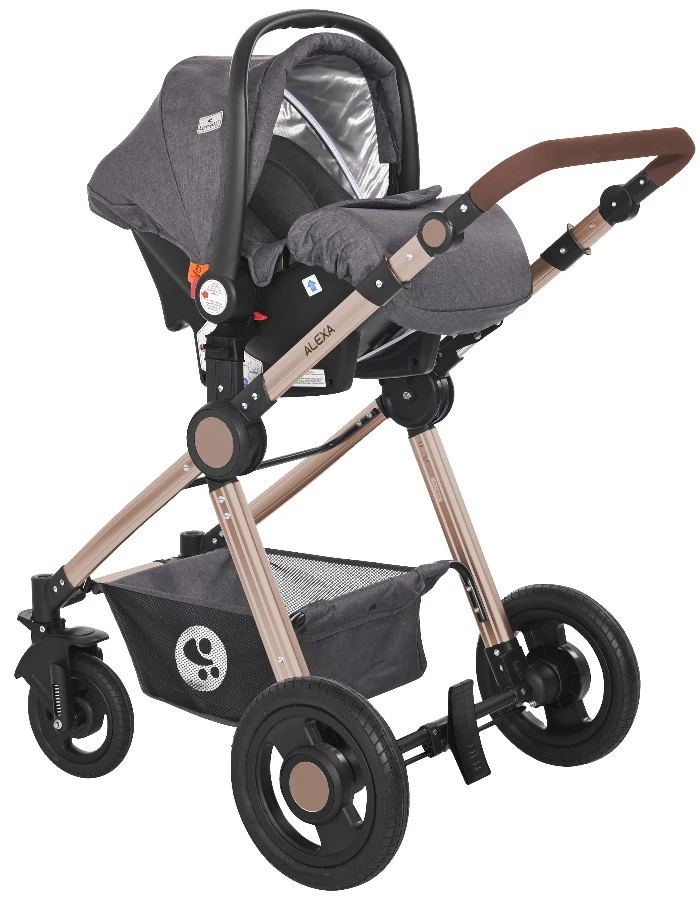 Lorelli Alexa Luxe Black 3-in-1 Combi Kinderwagen Incl. Autostoel 1002129-2186 11 Lorelli Alexa Luxe Black 3-in-1 Combi Kinderwagen Incl. Autostoel 1002129-2186 - Image 9