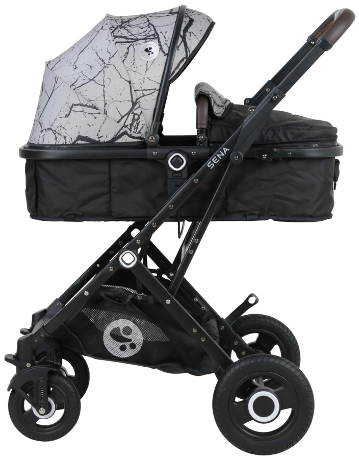 Lorelli Sena Grey Marble 3-in-1 Combi Kinderwagen Incl. Autostoel 1002161-2113 4 Lorelli Sena Grey Marble 3-in-1 Combi Kinderwagen Incl. Autostoel 1002161-2113 - Image 2