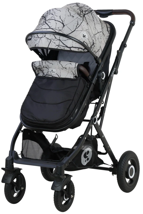 Lorelli Sena Grey Marble 3-in-1 Combi Kinderwagen Incl. Autostoel 1002161-2113 5 Lorelli Sena Grey Marble 3-in-1 Combi Kinderwagen Incl. Autostoel 1002161-2113 - Image 3