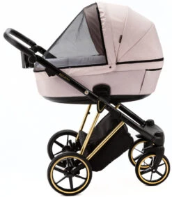 Adamex Belissa Special Edition Pink/Gold 2-in-1 Kinderwagen PS-540 -Baby Verkoop adamex belissa special edition pink gold 2 in 1 kinderwagen ps 540 10