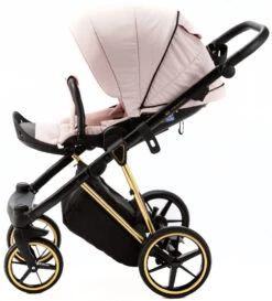 Adamex Belissa Special Edition Pink/Gold 2-in-1 Kinderwagen PS-540 -Baby Verkoop adamex belissa special edition pink gold 2 in 1 kinderwagen ps 540 8
