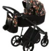 Adamex Porto Flowers Black 2-in-1 Kinderwagen FL-1 -Baby Verkoop adamex porto flowers black 2 in 1 kinderwagen fl 1 01 1920x1920