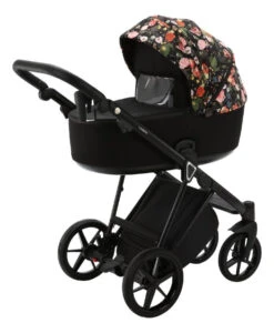 Adamex Porto Flowers Black 2-in-1 Kinderwagen FL-1 -Baby Verkoop adamex porto flowers black 2 in 1 kinderwagen fl 1 5 1920x1920