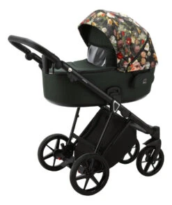 Adamex Porto Flowers Dark Green 2-in-1 Kinderwagen FL-6 -Baby Verkoop adamex porto flowers dark green 2 in 1 kinderwagen fl 6 7 1920x1920