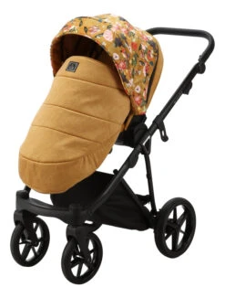 Adamex Porto Flowers Ochre 2-in-1 Kinderwagen FL-3 -Baby Verkoop adamex porto flowers ochre 2 in 1 kinderwagen fl 3 1