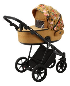 Adamex Porto Flowers Ochre 2-in-1 Kinderwagen FL-3 -Baby Verkoop adamex porto flowers ochre 2 in 1 kinderwagen fl 3 5