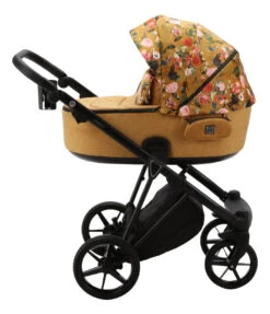 Adamex Porto Flowers Ochre 2-in-1 Kinderwagen FL-3 -Baby Verkoop adamex porto flowers ochre 2 in 1 kinderwagen fl 3 6