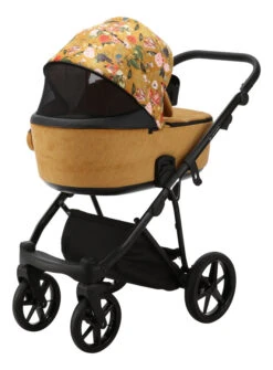 Adamex Porto Flowers Ochre 2-in-1 Kinderwagen FL-3 -Baby Verkoop adamex porto flowers ochre 2 in 1 kinderwagen fl 3 7
