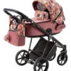 Adamex Porto Flowers Pink 2-in-1 Kinderwagen FL-2