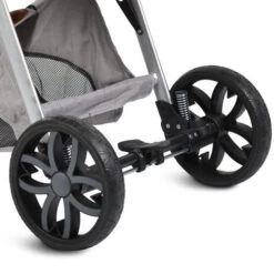 Cangaroo Alma Light Grey Silver 3-in-1 Combi Kinderwagen Incl. Autostoel -Baby Verkoop alma alu 6