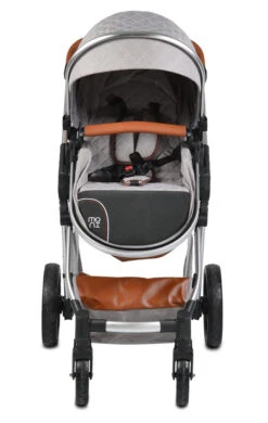 Cangaroo Alma Light Grey Silver 3-in-1 Combi Kinderwagen Incl. Autostoel -Baby Verkoop alma alu 9