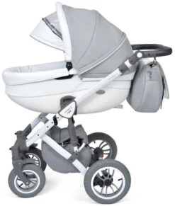Baby Merc Faster 3 Eco Leather Grey Kinderwagen Incl. Autostoel F10 -Baby Verkoop baby merc faster 3 grey kinderwagen incl. autostoel 3