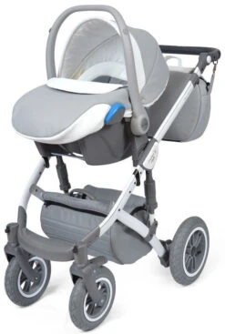 Baby Merc Faster 3 Eco Leather Grey Kinderwagen Incl. Autostoel F10 -Baby Verkoop baby merc faster 3 grey kinderwagen incl. autostoel 7