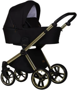 Baby Merc Mango Black/Gold LTD Kinderwagen Incl. Autostoel ML/204 -Baby Verkoop baby merc mango black gold ltd kinderwagen incl. autostoel ml 204 4