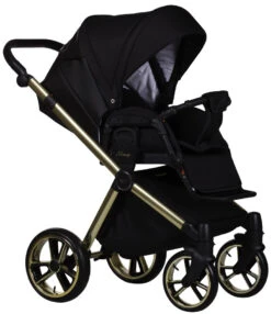 Baby Merc Mango Black/Gold LTD Kinderwagen Incl. Autostoel ML/204 -Baby Verkoop baby merc mango black gold ltd kinderwagen incl. autostoel ml 204 5
