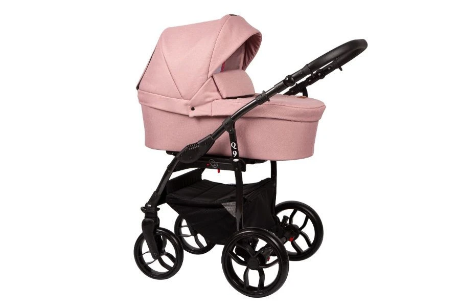 Baby Merc Q9 Black/Pink Kinderwagen Incl. Autostoel Q9/199B - Image 2