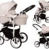 Baby Merc Q9 White/Beige Kinderwagen Incl. Autostoel Q9/197C -Baby Verkoop baby merc q9 whitebeige kinderwagen incl. autostoel q9197c