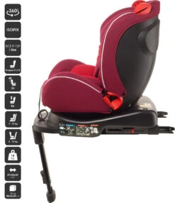 Babygo Fixleg Red Isofix 360° Autostoel 0-25 Kg 2703 -Baby Verkoop babygo fixleg red isofix 360 autostoel 0 25 kg 2703.7