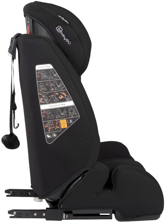 Babygo Free Zwart Isofix Autostoel 9-36 Kg 2401 4 Babygo Free Zwart Isofix Autostoel 9-36 Kg 2401 - Image 2