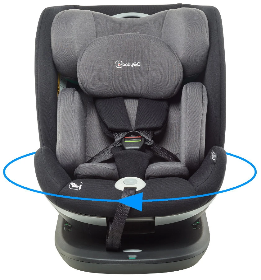 Babygo Grow Up Black I-Size 360° Autostoel 0-36 Kg 2801 3 Babygo Grow Up Black I-Size 360° Autostoel 0-36 Kg 2801
