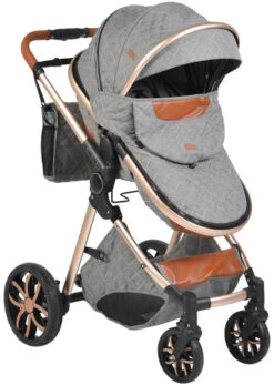 Cangaroo Alma Dark Grey 3-in-1 Combi Kinderwagen Incl. Autostoel -Baby Verkoop cangaroo alma grey 3 in 1 combi kinderwagen incl. autostoel 10 1