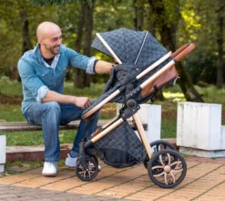 Cangaroo Alma Dark Grey 3-in-1 Combi Kinderwagen Incl. Autostoel -Baby Verkoop cangaroo alma grey 3 in 1 combi kinderwagen incl. autostoel 7 1
