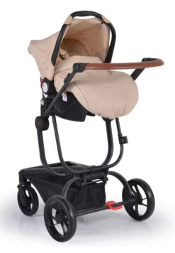 Cangaroo Ellada Beige 3-in-1 Combi Kinderwagen Incl. Autostoel -Baby Verkoop cangaroo ellada beige 3 in 1 kinderwagen incl. autostoel 15