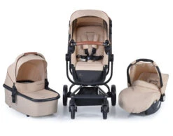 Cangaroo Ellada Beige 3-in-1 Combi Kinderwagen Incl. Autostoel -Baby Verkoop cangaroo ellada beige 3 in 1 kinderwagen incl. autostoel 18