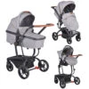 Cangaroo Ellada Grey 3-in-1 Combi Kinderwagen Incl. Autostoel