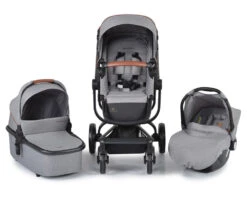 Cangaroo Ellada Grey 3-in-1 Combi Kinderwagen Incl. Autostoel -Baby Verkoop cangaroo ellada grey 3 in 1 kinderwagen incl. autostoel 17
