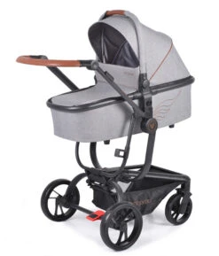 Cangaroo Ellada Grey 3-in-1 Combi Kinderwagen Incl. Autostoel -Baby Verkoop cangaroo ellada grey 3 in 1 kinderwagen incl. autostoel 3 1