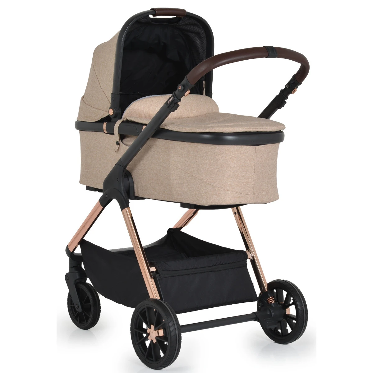 Cangaroo Empire Beige 3-in-1 Kinderwagen Incl. Autostoel 4 Cangaroo Empire Beige 3-in-1 Kinderwagen Incl. Autostoel - Image 2