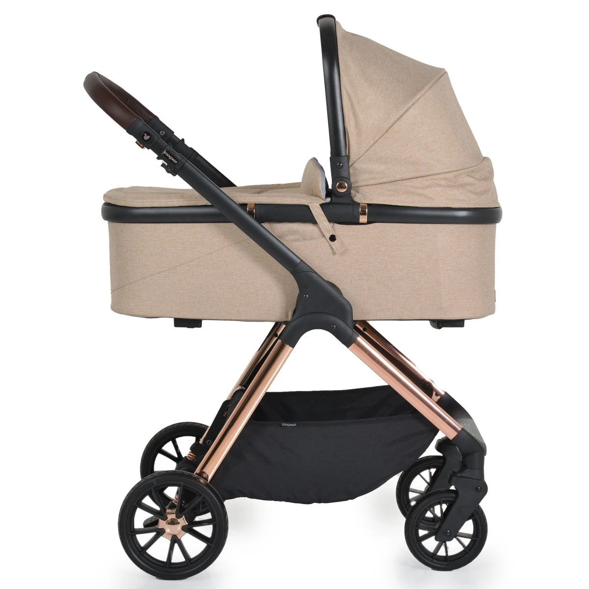 Cangaroo Empire Beige 3-in-1 Kinderwagen Incl. Autostoel 5 Cangaroo Empire Beige 3-in-1 Kinderwagen Incl. Autostoel - Image 3