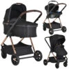 Cangaroo Empire Black 3-in-1 Kinderwagen Incl. Autostoel -Baby Verkoop cangaroo empire black 3 in 1 kinderwagen incl. autostoel 1