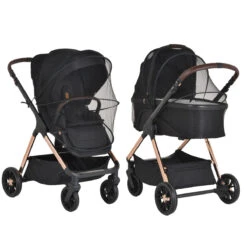 Cangaroo Empire Black 3-in-1 Kinderwagen Incl. Autostoel -Baby Verkoop cangaroo empire black 3 in 1 kinderwagen incl. autostoel 10