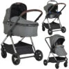 Cangaroo Empire Dark Grey 3-in-1 Kinderwagen Incl. Autostoel -Baby Verkoop cangaroo empire dark grey 3 in 1 kinderwagen incl. autostoel 1