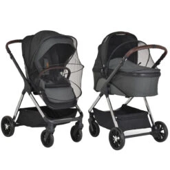Cangaroo Empire Dark Grey 3-in-1 Kinderwagen Incl. Autostoel -Baby Verkoop cangaroo empire dark grey 3 in 1 kinderwagen incl. autostoel 10