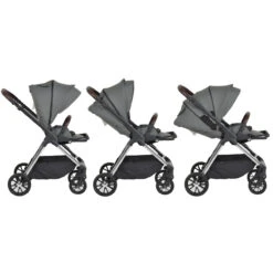 Cangaroo Empire Dark Grey 3-in-1 Kinderwagen Incl. Autostoel -Baby Verkoop cangaroo empire dark grey 3 in 1 kinderwagen incl. autostoel 12