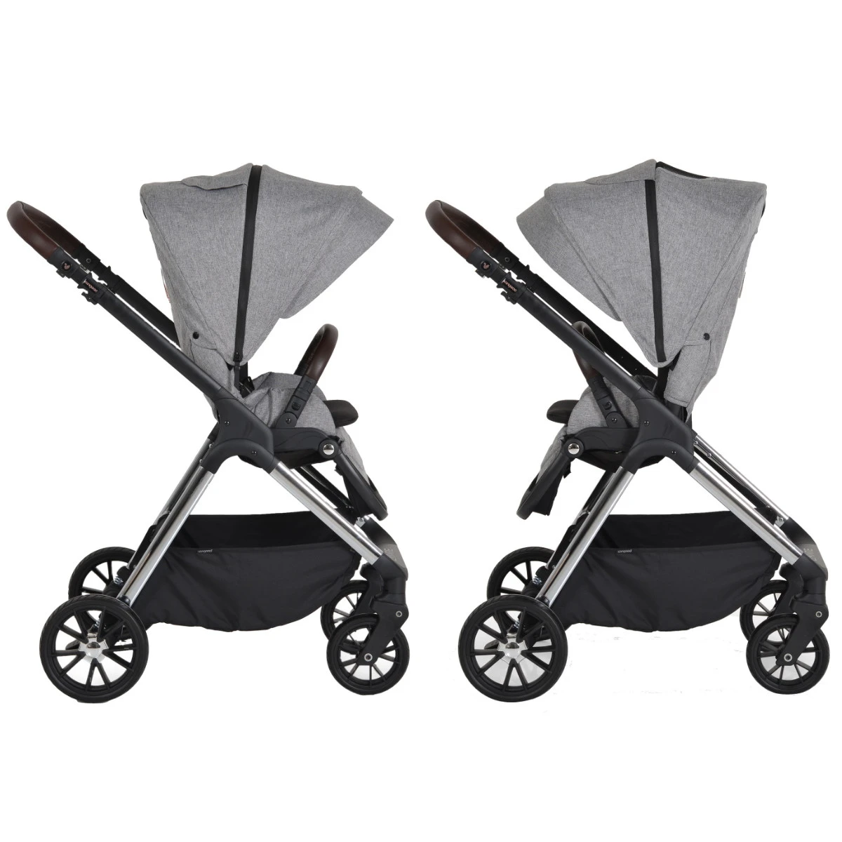Cangaroo Empire Light Grey 3-in-1 Kinderwagen Incl. Autostoel 13 Cangaroo Empire Light Grey 3-in-1 Kinderwagen Incl. Autostoel - Image 11
