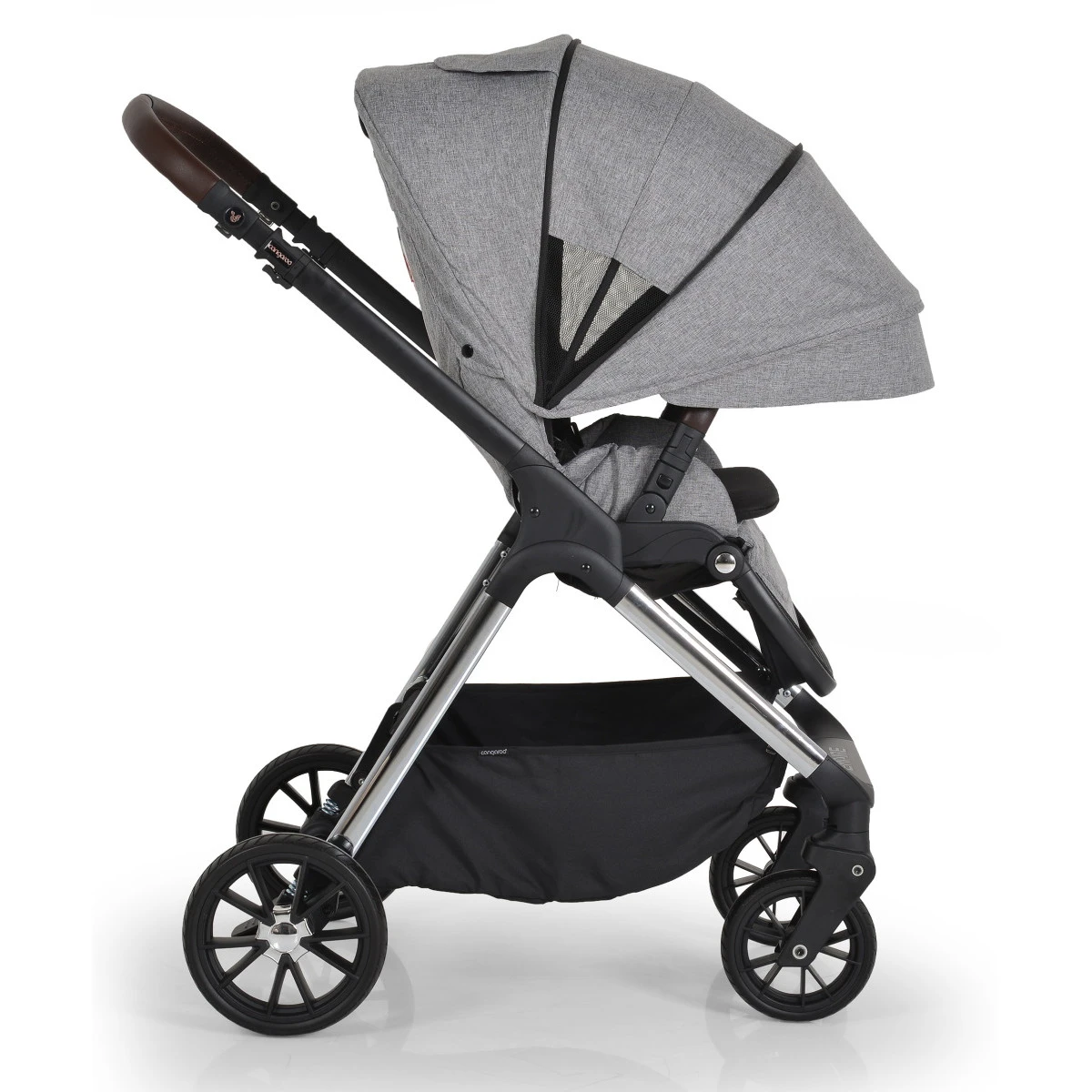 Cangaroo Empire Light Grey 3-in-1 Kinderwagen Incl. Autostoel 15 Cangaroo Empire Light Grey 3-in-1 Kinderwagen Incl. Autostoel - Image 13