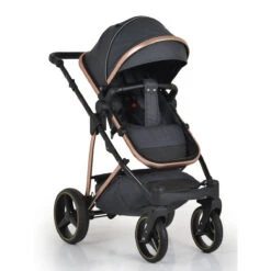 Cangaroo Florence Black 3-in-1 Kinderwagen Incl. Autostoel 109997 -Baby Verkoop cangaroo florence black 3 in 1 kinderwagen incl. autostoel 109997 7