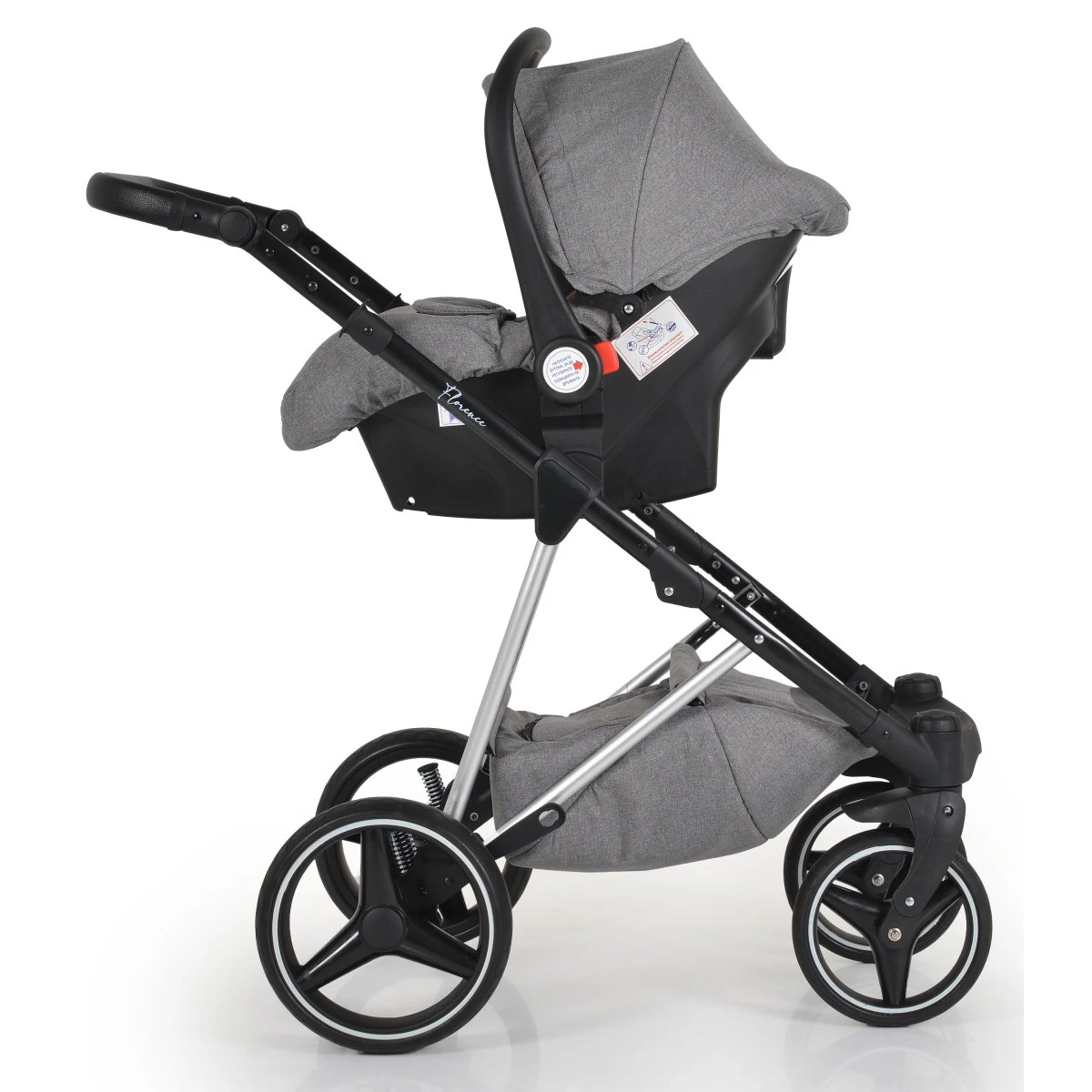 Cangaroo Florence Grey 3-in-1 Kinderwagen Incl. Autostoel 109996 21 Cangaroo Florence Grey 3-in-1 Kinderwagen Incl. Autostoel 109996 - Image 19